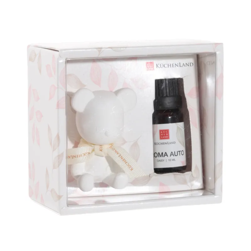 Набор ароматический для авто, на дефлектор, глина, Daisy, Медведь, Auto, image-1