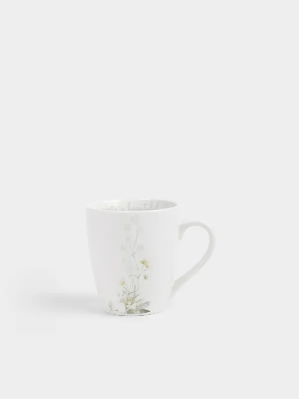 Кружка, 350 мл, 2 шт, Цветы и листья, Rareness flower, image-1