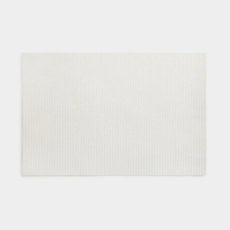 Салфетка под приборы, 30х45 см, Серебристая нить, Solid