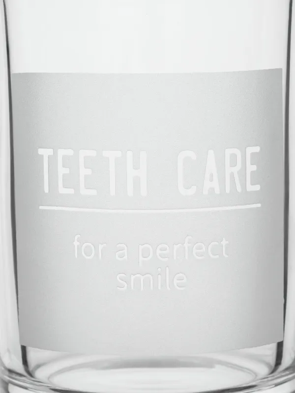 Стакан для ванной комнаты, 11 см, стекло, Lunt, image-1