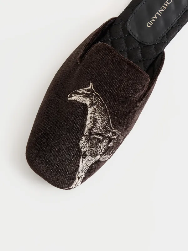 Тапочки женские, Slippers horse, image-4