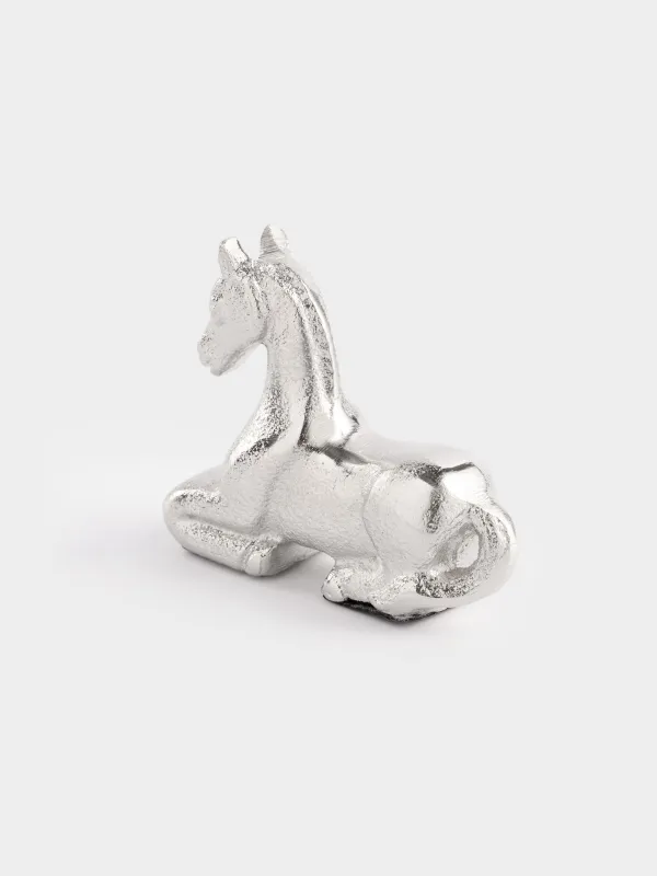 Статуэтка, 13 см, Конь, Horse silver, image-4