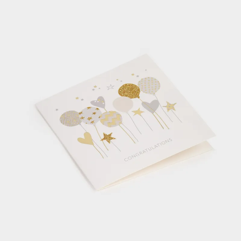 Открытка подарочная, 12х12 см, бумага, С Днем Рождения, Birthday, image-1