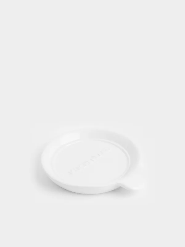 Подставка под ложку, 12 см, керамика D, белая, Круг, Ceramo, image-2