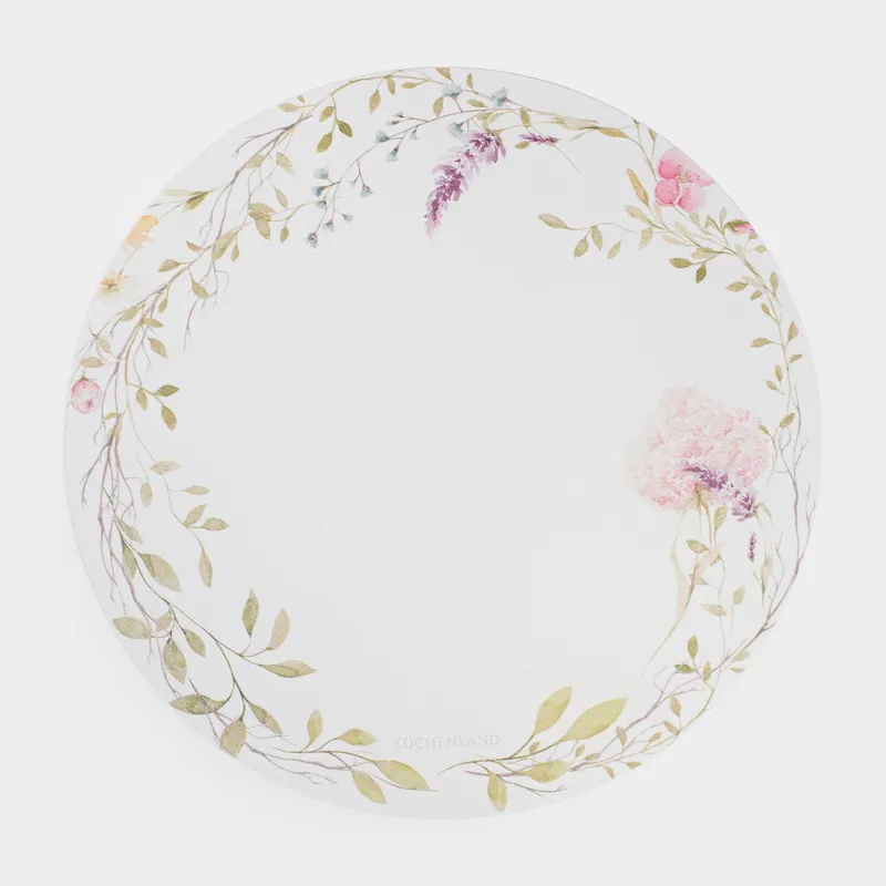 Салфетка под приборы, 38 см, Весенние цветы, Rock print