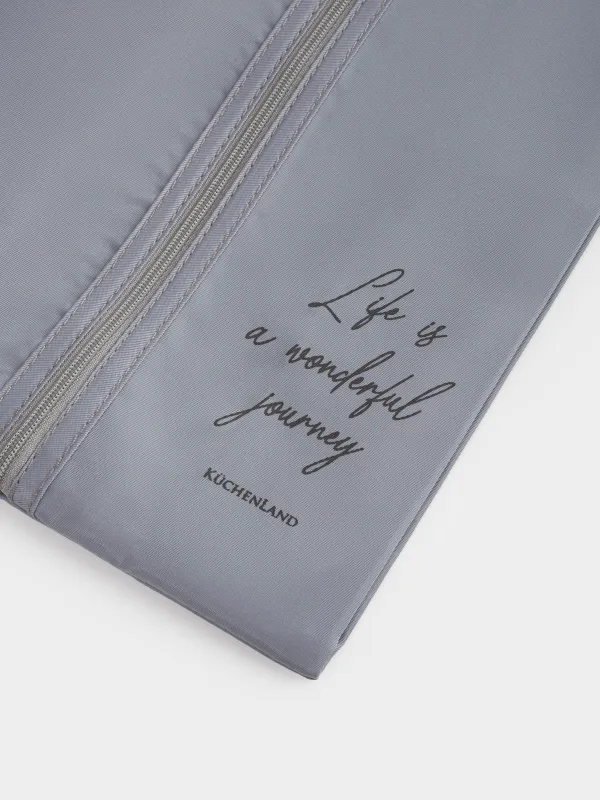 Органайзер для обуви, 20х34x11 см, саржа, серый, Travel comfort, image-1