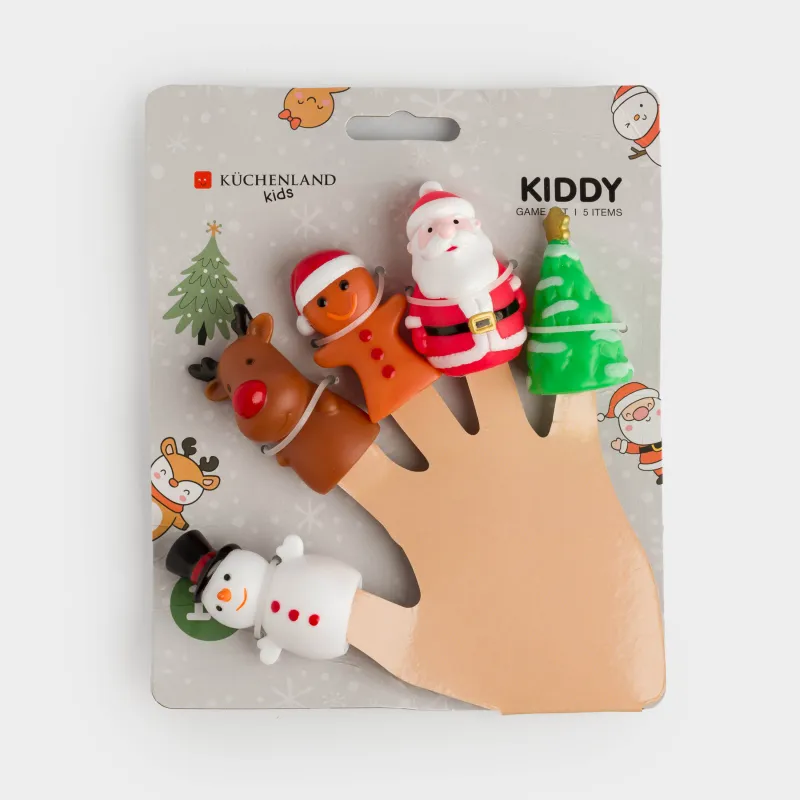 Набор игровой, 5 пр, ПВХ, Пальчиковый театр, Атрибуты праздника, Kiddy, image-2