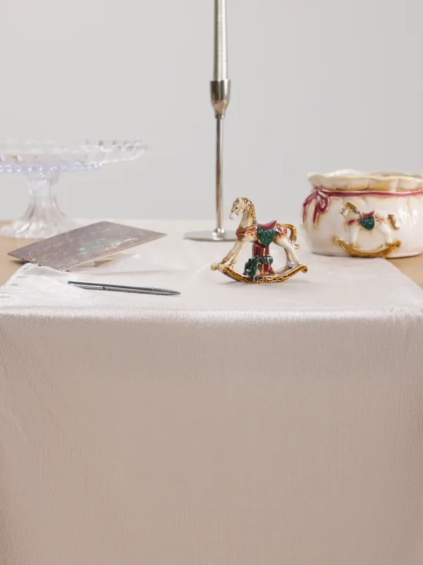 Дорожка настольная, 40х160 см, из бархата, Winter Antarctica, image-5