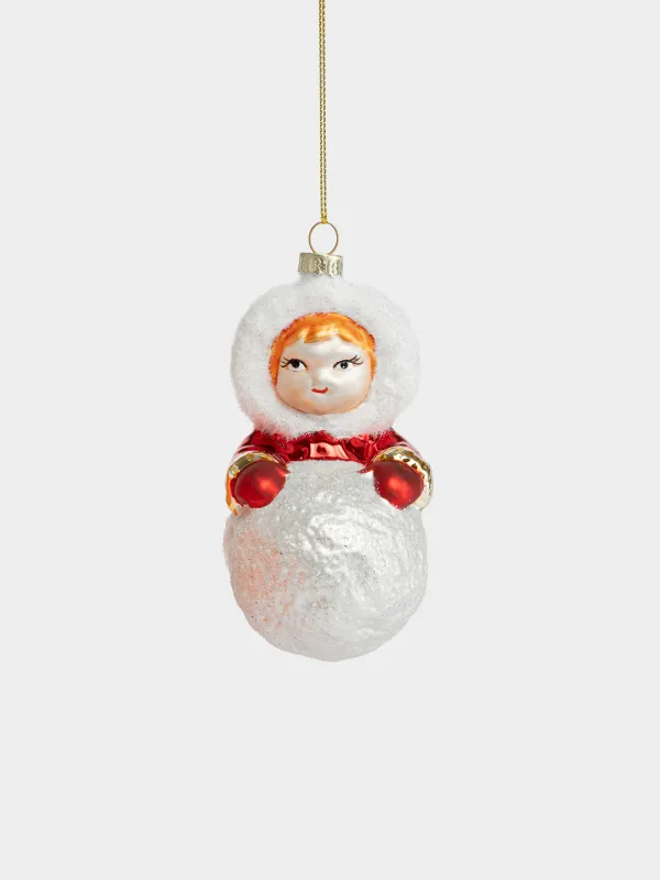 Игрушка елочная, 10 см, Девочка, Figure christmas, image-1