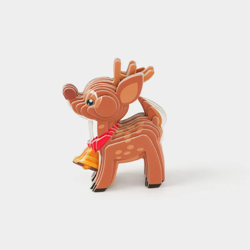 Набор для творчества, 8х6 см, картон, 3D-конструктор, Олень, Childhood, image-0