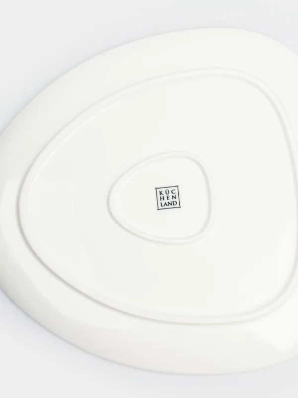 Тарелка обеденная, 27х25 см, фарфор P, белая, Synergy, image-4