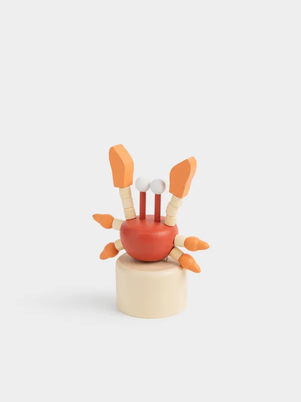 Игрушка, 13 см, дергунчик, Краб, Entertain, image-3