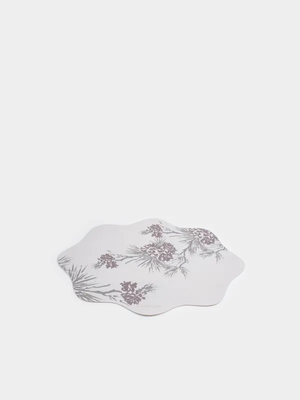 Салфетка под приборы, 37х45 см, Шишки на ветках, Rock print, image-1