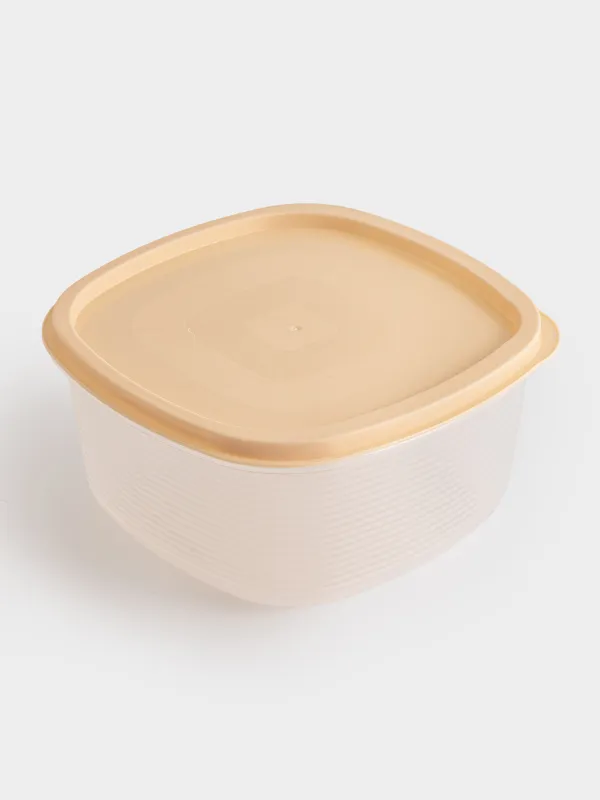 Набор контейнеров, 7 шт, пластик, квадратный, цветной, Frame, image-3