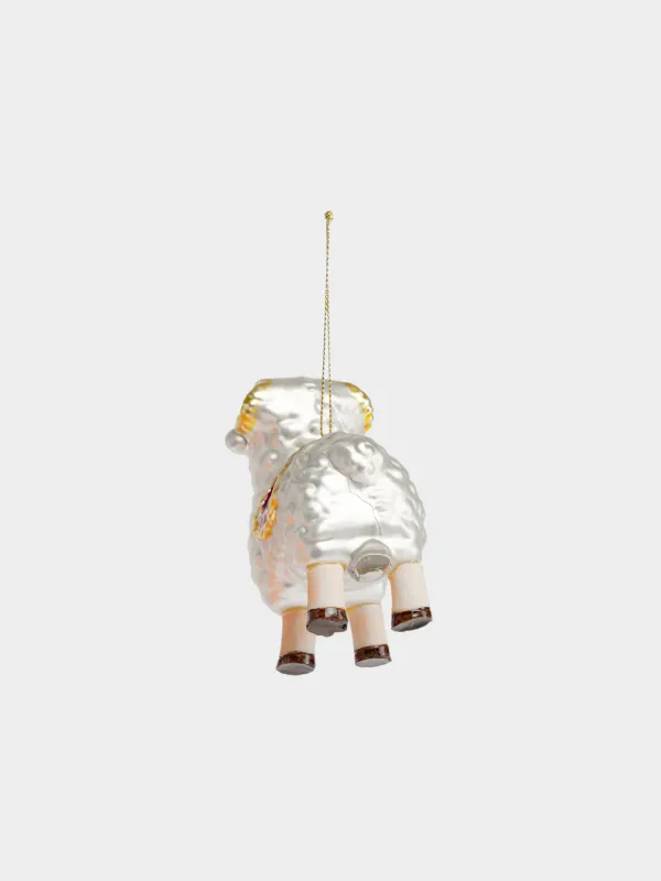 Игрушка елочная, 9х10 см, Овечка, Figure christmas, image-1