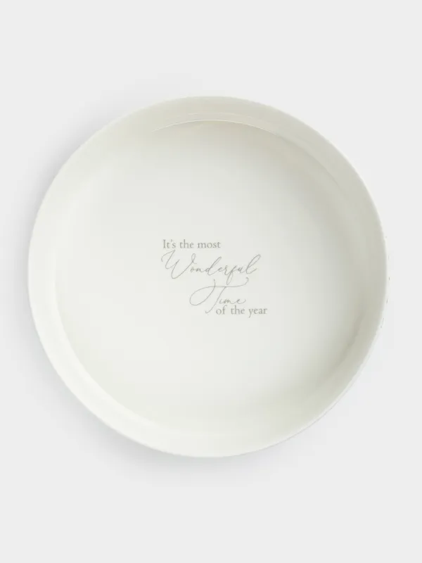 Блюдо, 23х7 см, с бортами, фарфор N, Осенние листья, Refined floral, image-5